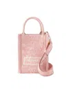Versace Athena Mini Tote Bag -  - Cotton - Pink In Pink