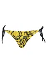 Versace Barocco Print Bikini Bottom In Multicolor