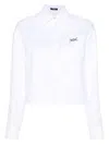 Versace Women Barocco Cotton Shirt In White
