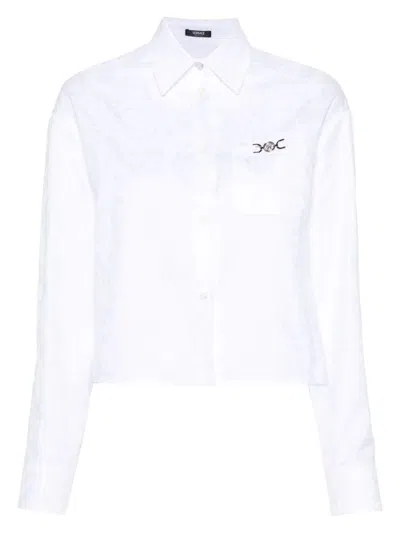 VERSACE WOMEN'S BAROCCO COTTON SHIRT