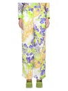 Versace Baroque Print Trousers In Multicolour