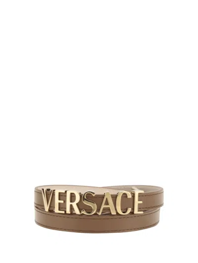 Versace Women Belt With Logo In Letters