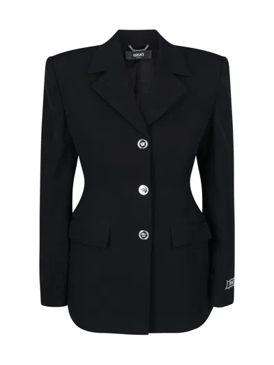 Versace Women Blazer Jacket In Black