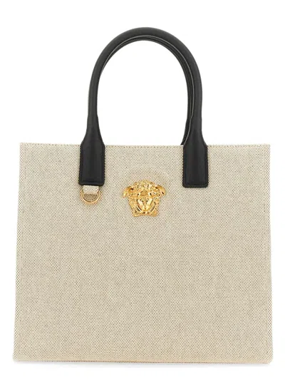 Versace Women's Borsa Shopper Piccola La Medusa In Beige