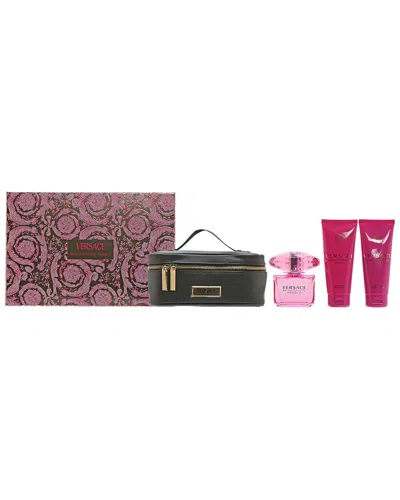 Versace Women's Bright Crystal Absolu 4pc Set