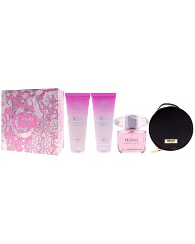 Versace Women's Bright Crystal Parfum 4pc Gift Set In Multi