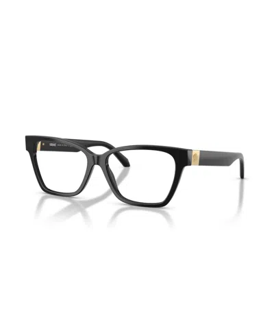 Versace Women's Cat Eye Eyeglasses, Ve3382 In Black