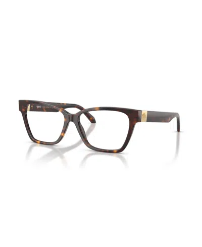 Versace 53mm Cat Eye Optical Glasses In Multi