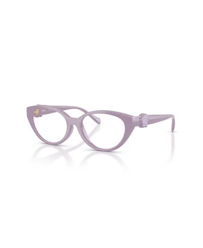 Versace Women's Cat Eye Eyeglasses, Vk3010u In Purple