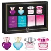 Versace Womens Pour Femme Miniature Set In Transparent