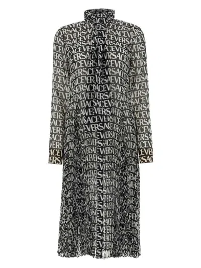 VERSACE WOMEN'S CREPE SHIRT DRESS
