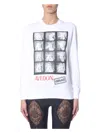 Versace Avedon Photo Print T-shirt In White