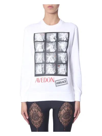 VERSACE WOMEN'S CREW NECK SWEATSHIRT