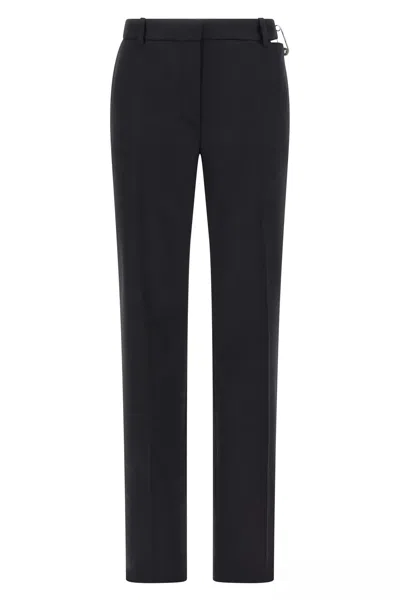Versace Women Cut-out Pants In Black