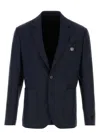 Versace Women's Dark Wool Blazer