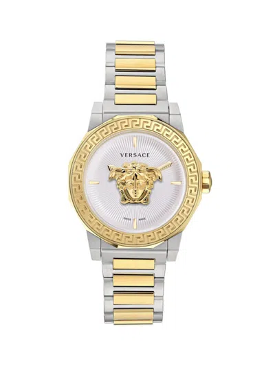 Versace Women's Deco Two Tone Stainless Steel Bracelet Watch/38mm