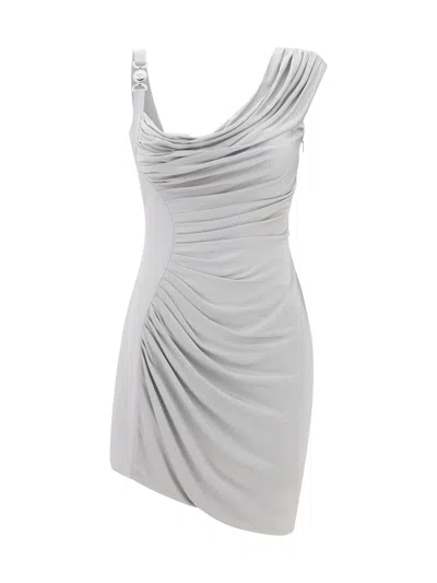 VERSACE VERSACE WOMEN DRAPED MINI DRESS