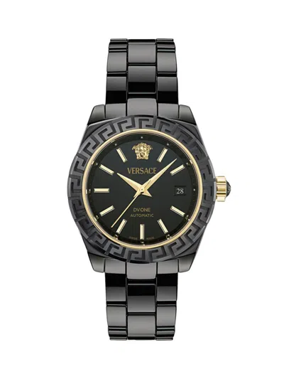 Versace Women's Dv One Ceramic Bracelet Watch/40mm In Black