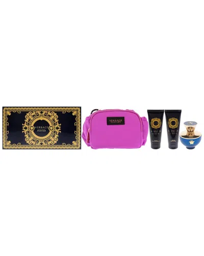 Versace Women's Dylan Blue 4pc Gift Set In White