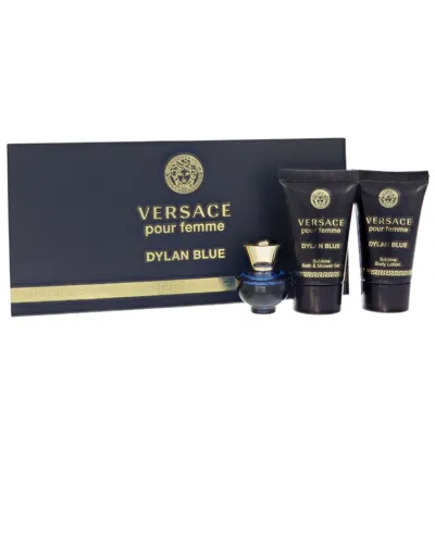 Versace Women's Dylan Blue Edp Splash Set In Black