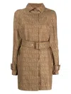 Versace Allover Trench Coat