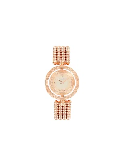 Versace Women's Eon 25mm Rose Goldtone Stainless Steel Bracelet Watch