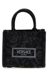 Versace Extra Small Athena Shopping Bag In Black