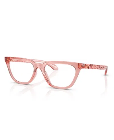Versace Women's Eyeglasses, E3352u In Peach