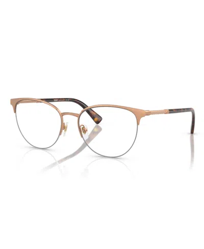 Versace Women's Eyeglasses, Ve1247 In Rose Gold