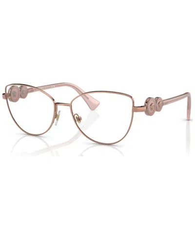 Versace Women's Eyeglasses, Ve1284 In Rose Gold