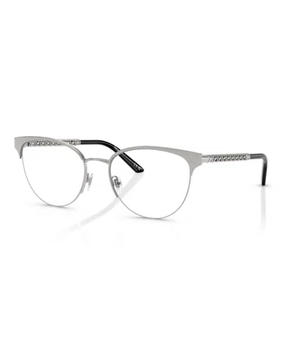 Versace Women's Eyeglasses, Ve1297 In Silver