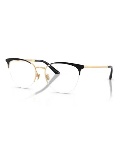Versace Women's Eyeglasses, Ve1321 In Black