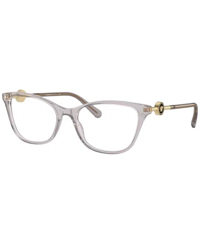 Versace Women's Eyeglasses, Ve3293 In Transparent Gray