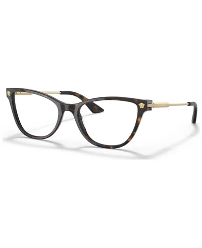 Versace Women's Eyeglasses, Ve3309 In Havana