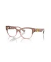 Versace Women's Eyeglasses, Ve3347 In Pink Transparent