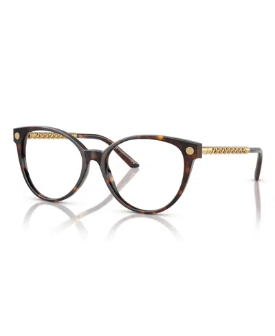 Versace Women's Eyeglasses, Ve3353 In Havana
