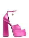 Versace Pink Aevitas Medusa Platform Sandals