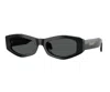 Versace 54mm Irregular Sunglasses In Blue