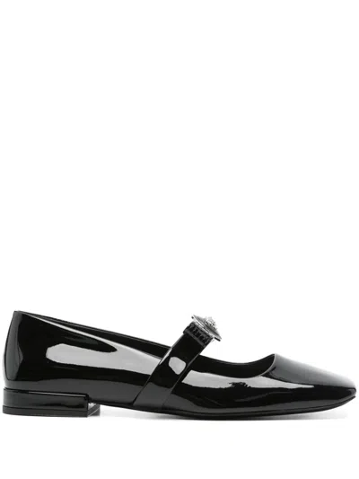 Versace Women Gianni Ribbon Ballerinas