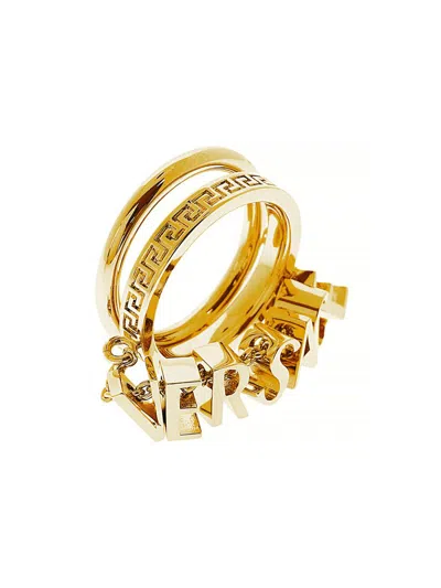 Versace Women's Goldtone "" Ring