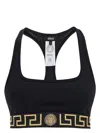 Versace Jersey Top With Topeka Bi-stretch Organic Cotton In Black
