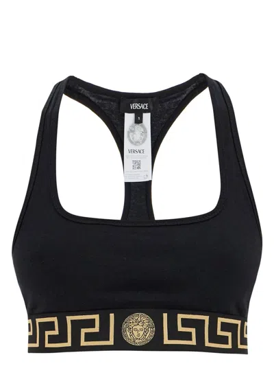 VERSACE WOMEN'S GRECA BORDER TRIANGLE BRA