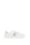 Versace Woman Sneakers White Size 6 Textile Fibers In White