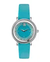 Versace Greca Flourish Leather Watch