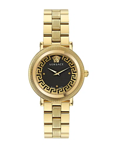 Versace Women's Greca Flourish Watch In Gold