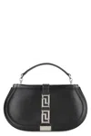 Versace Women's Greca Goddess Leather Crossbody Bag In Black