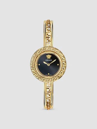 Versace Women's Greca Goldtone Stainless Steel & Leather 3-piece Watch Set