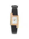 Versace Women's Greca Icon 21mm Stainless Steel & Leather Strap Watch In Sapphire