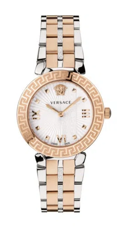 Pre-owned Versace Women's Greca Icon 36mm Quartz Watch Vez600723