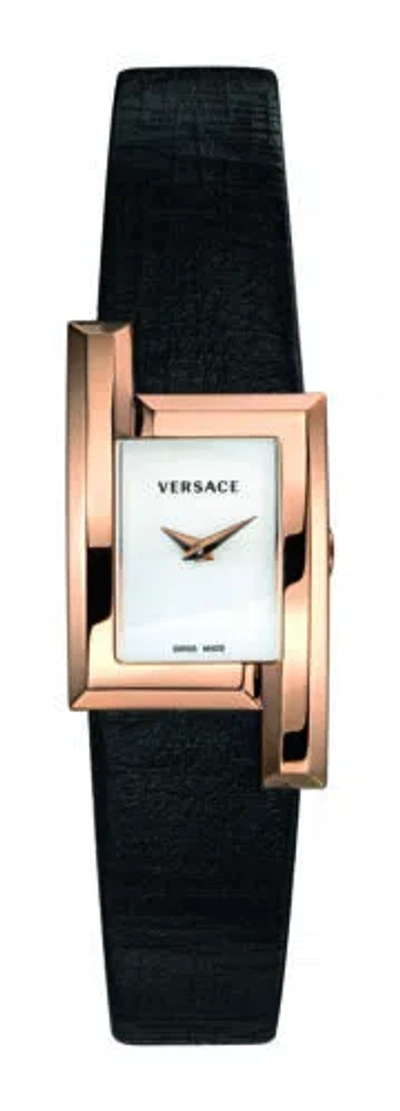 Pre-owned Versace Women's Greca Icon 39mm Quartz Watch Velu00419